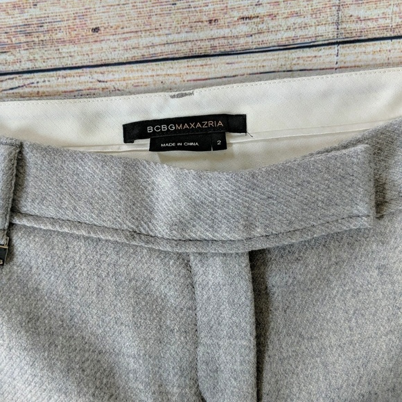 3/$20 BCBG Max Azria Grey Wool Capri Pants - Picture 7 of 8